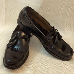 L. L. Bean Black Leather Loafers Size 13